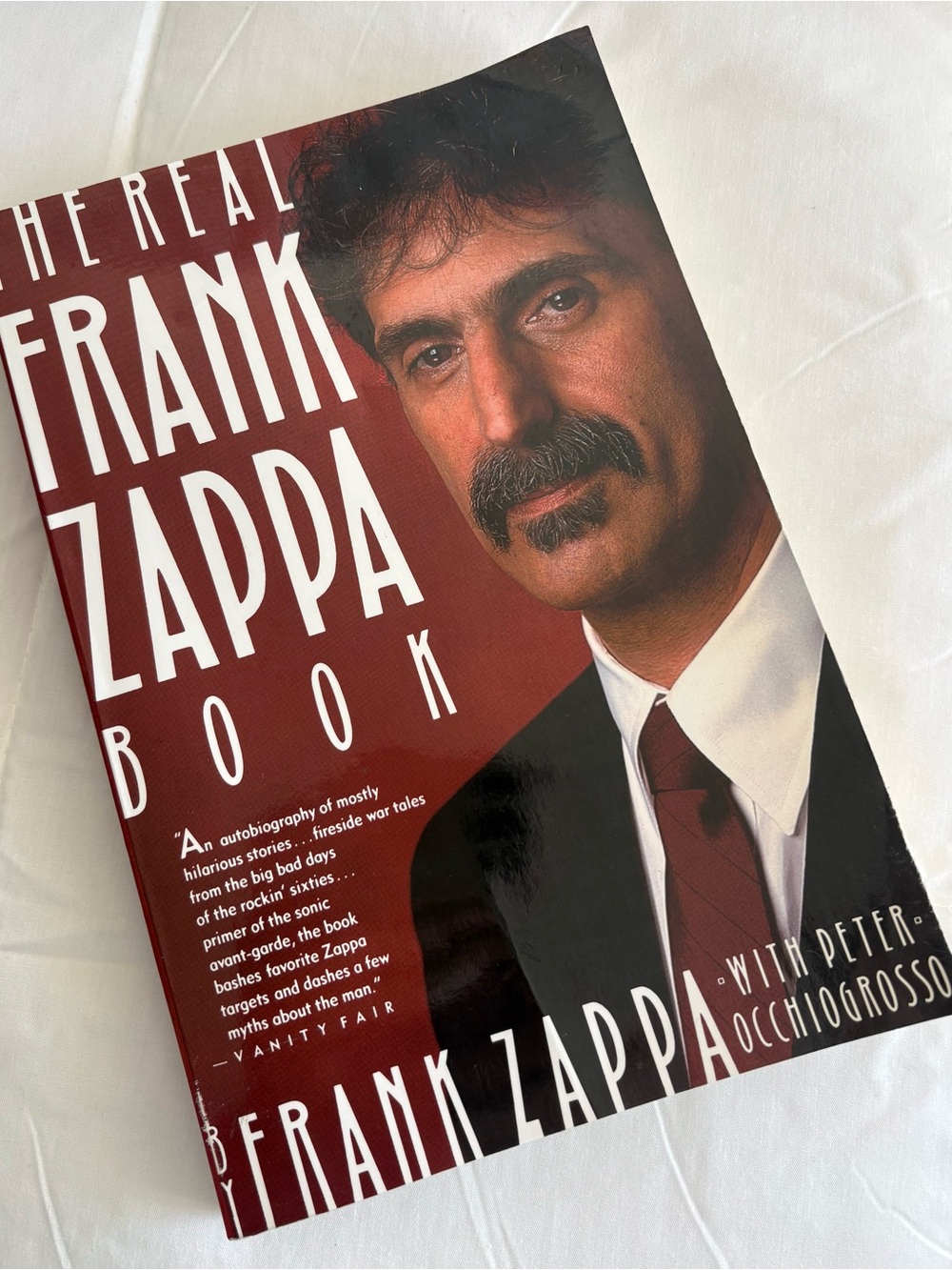 The Real Frank Zappa Book - Paperback, (Red Cover).